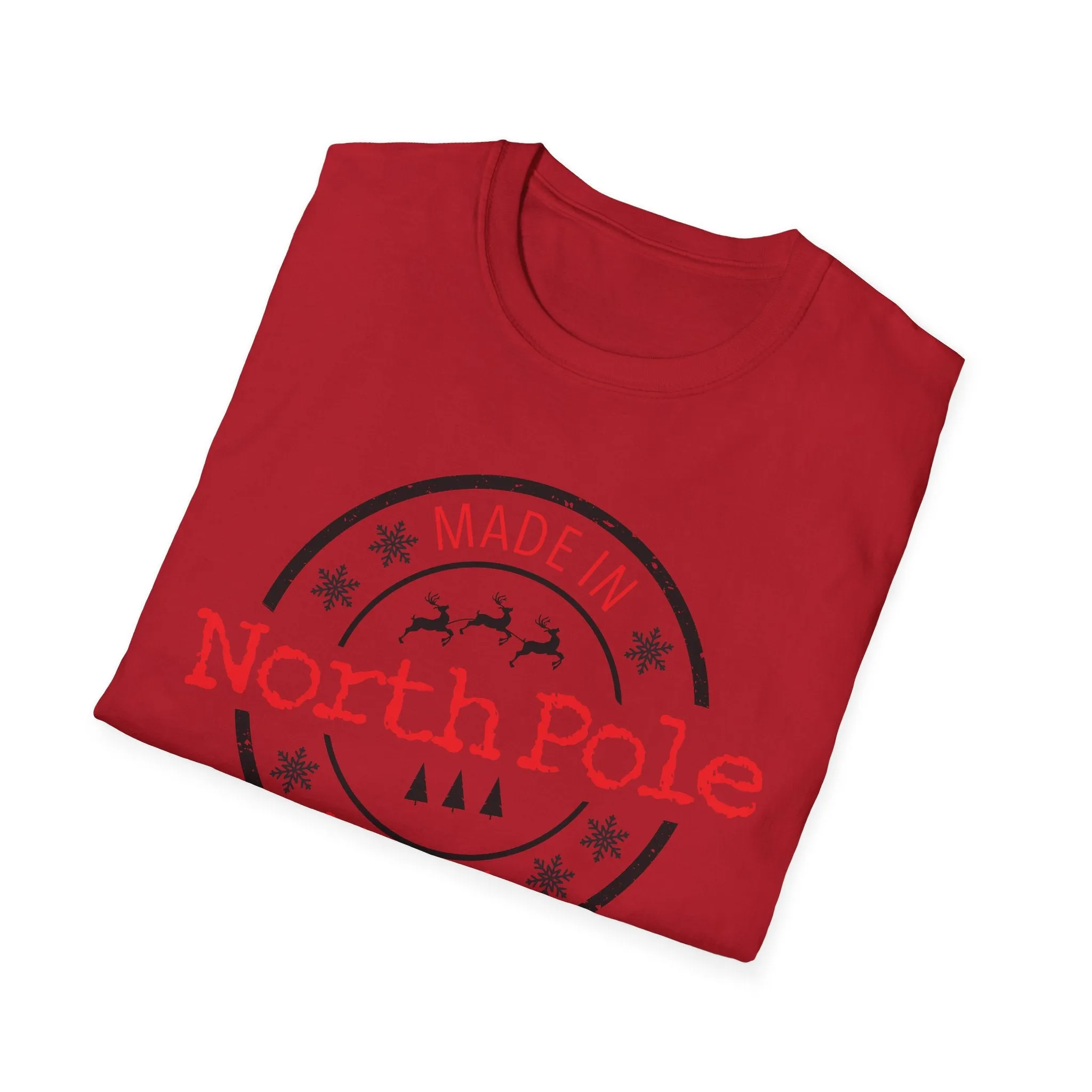 Holiday - Made in The North Pole - soft-style t-shirt
