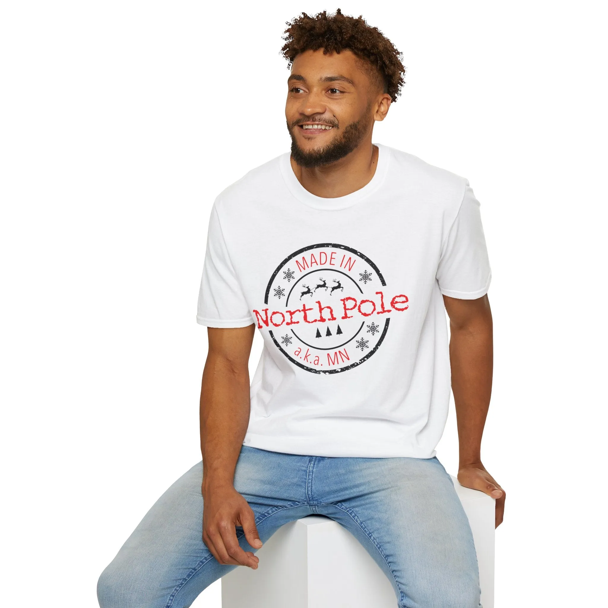 Holiday - Made in The North Pole - soft-style t-shirt