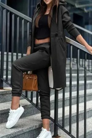 Hooded Jacket and Trousers Set