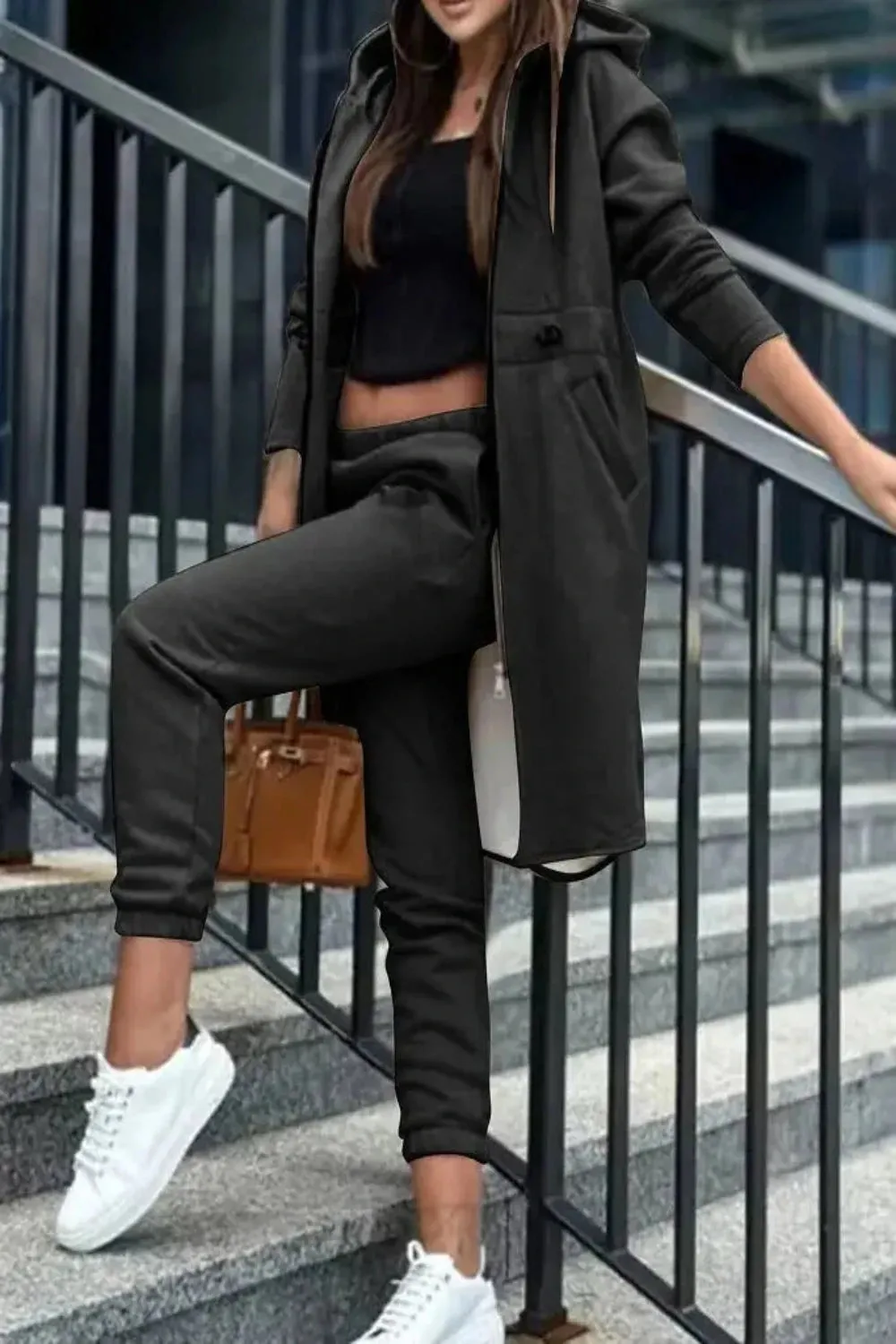 Hooded Jacket and Trousers Set