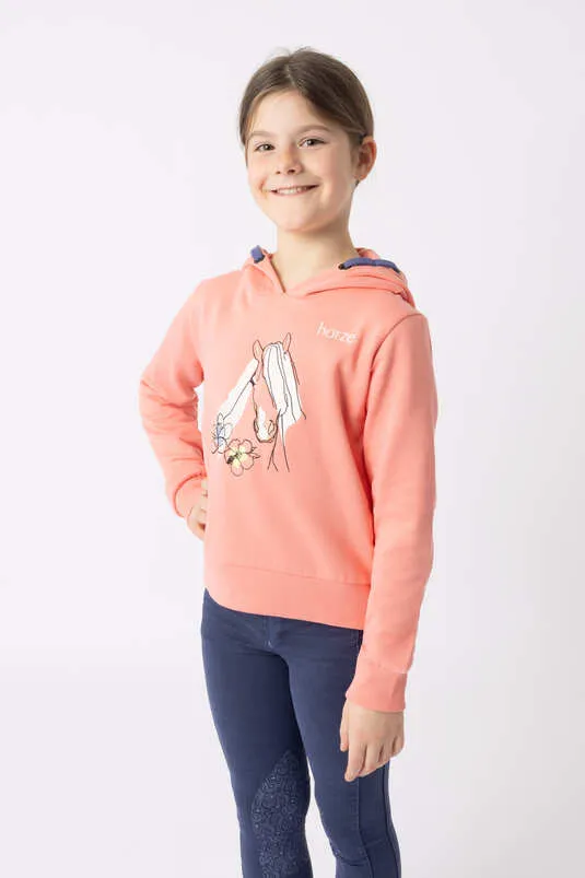 Horze SelmaJR Hoodie Peaches & Cream
