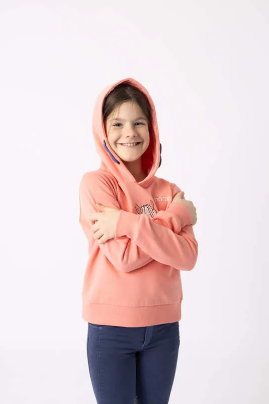 Horze SelmaJR Hoodie Peaches & Cream