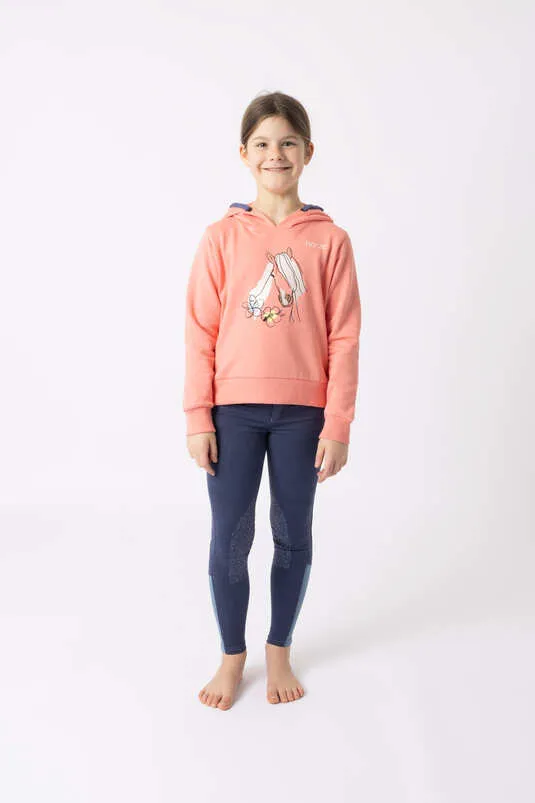 Horze SelmaJR Hoodie Peaches & Cream