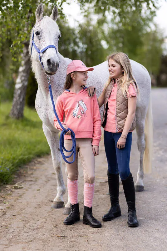 Horze SelmaJR Hoodie Peaches & Cream