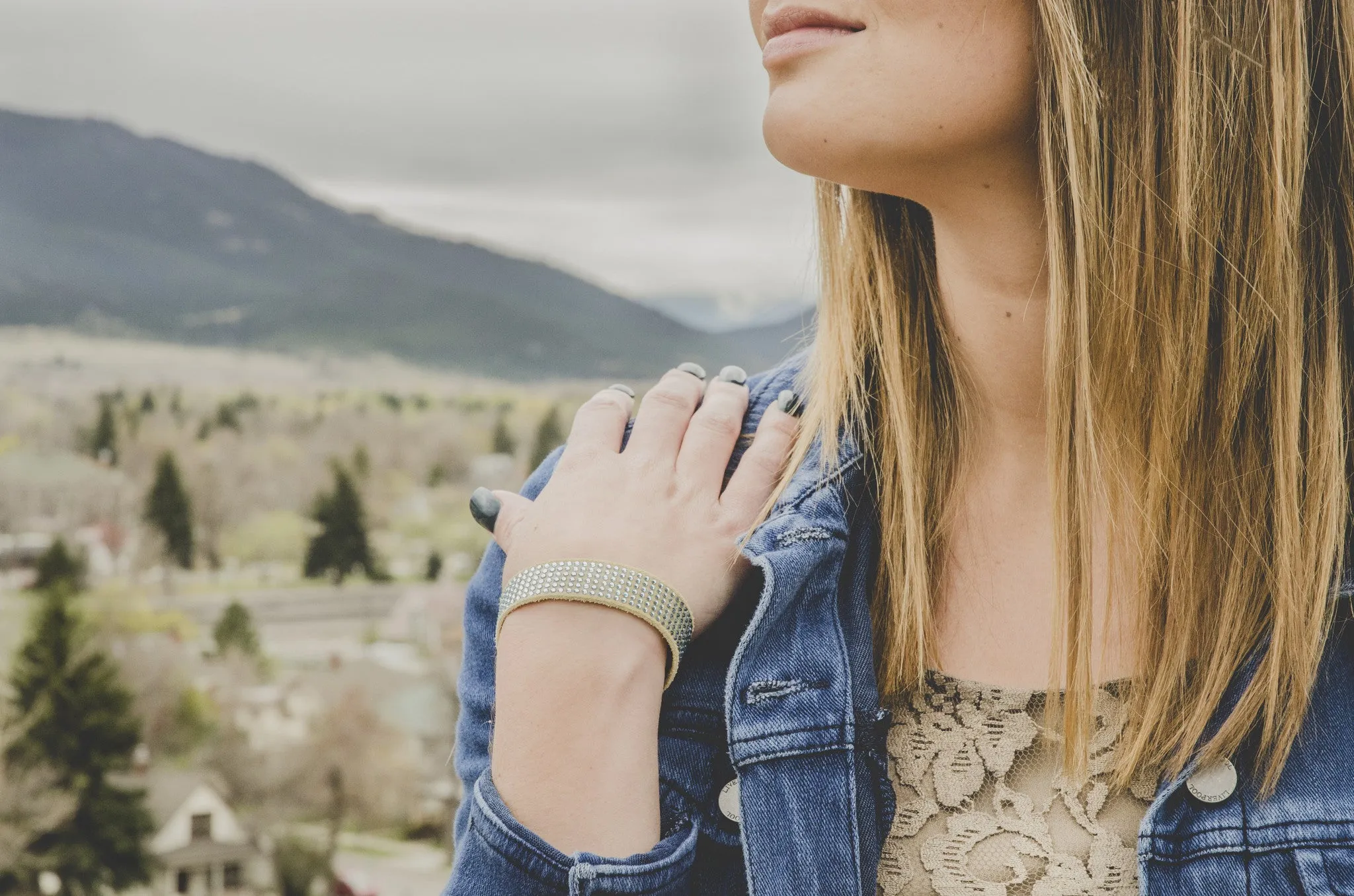 HT Leather Goods "The Wineglass" Bracelet