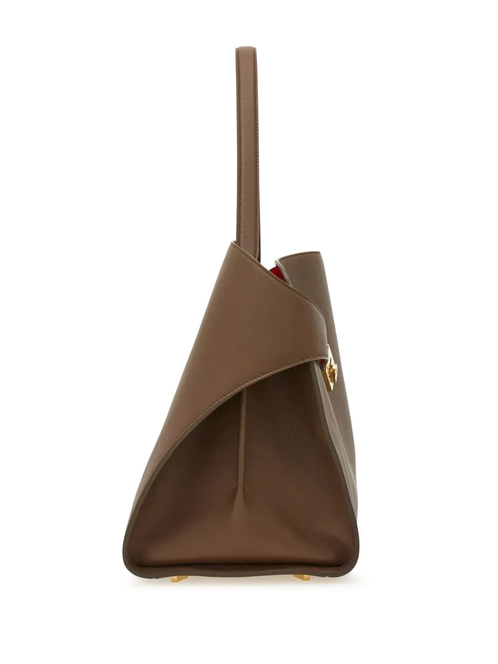 Hug medium leather tote bag