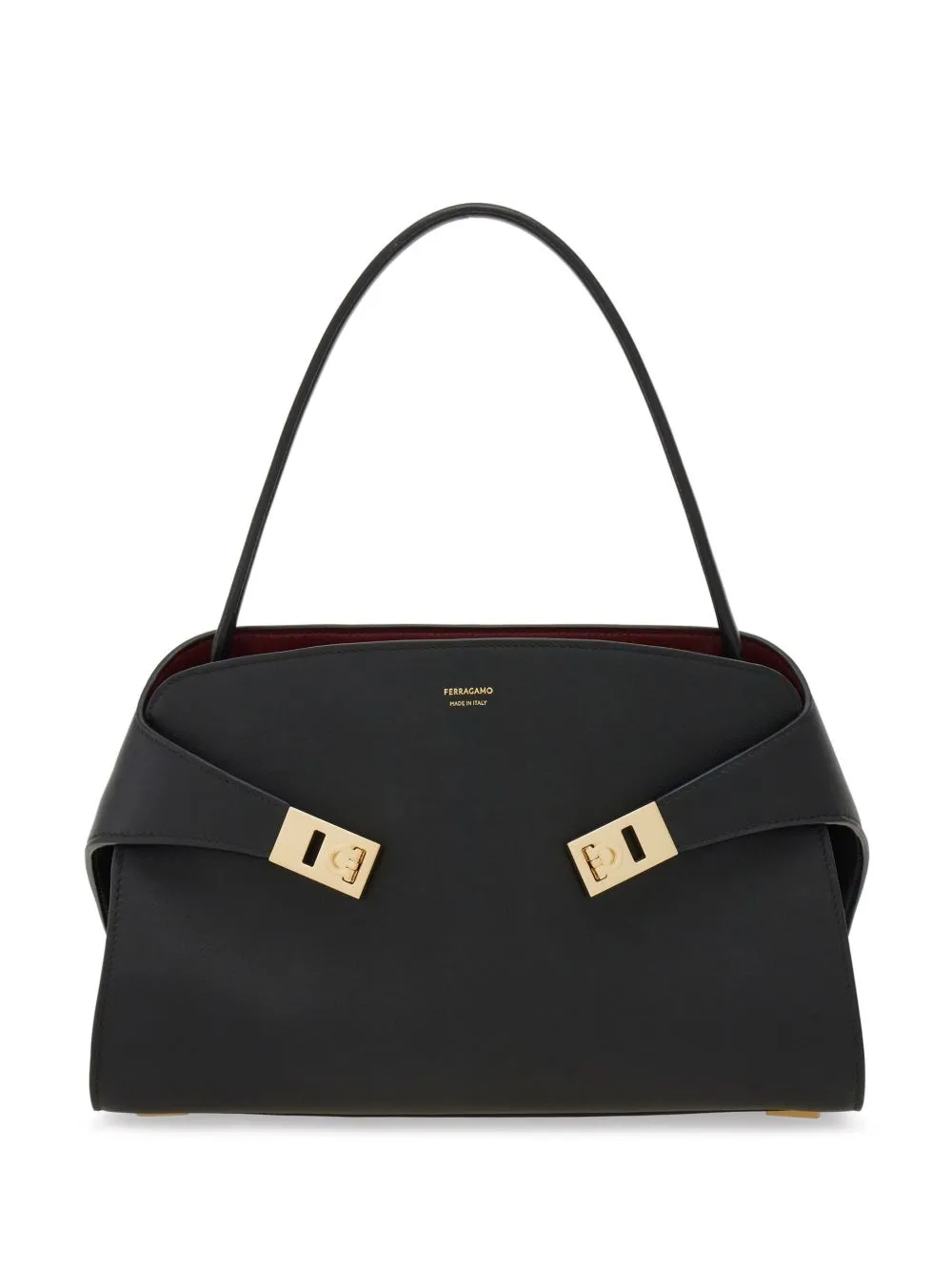 Hug small leather tote bag