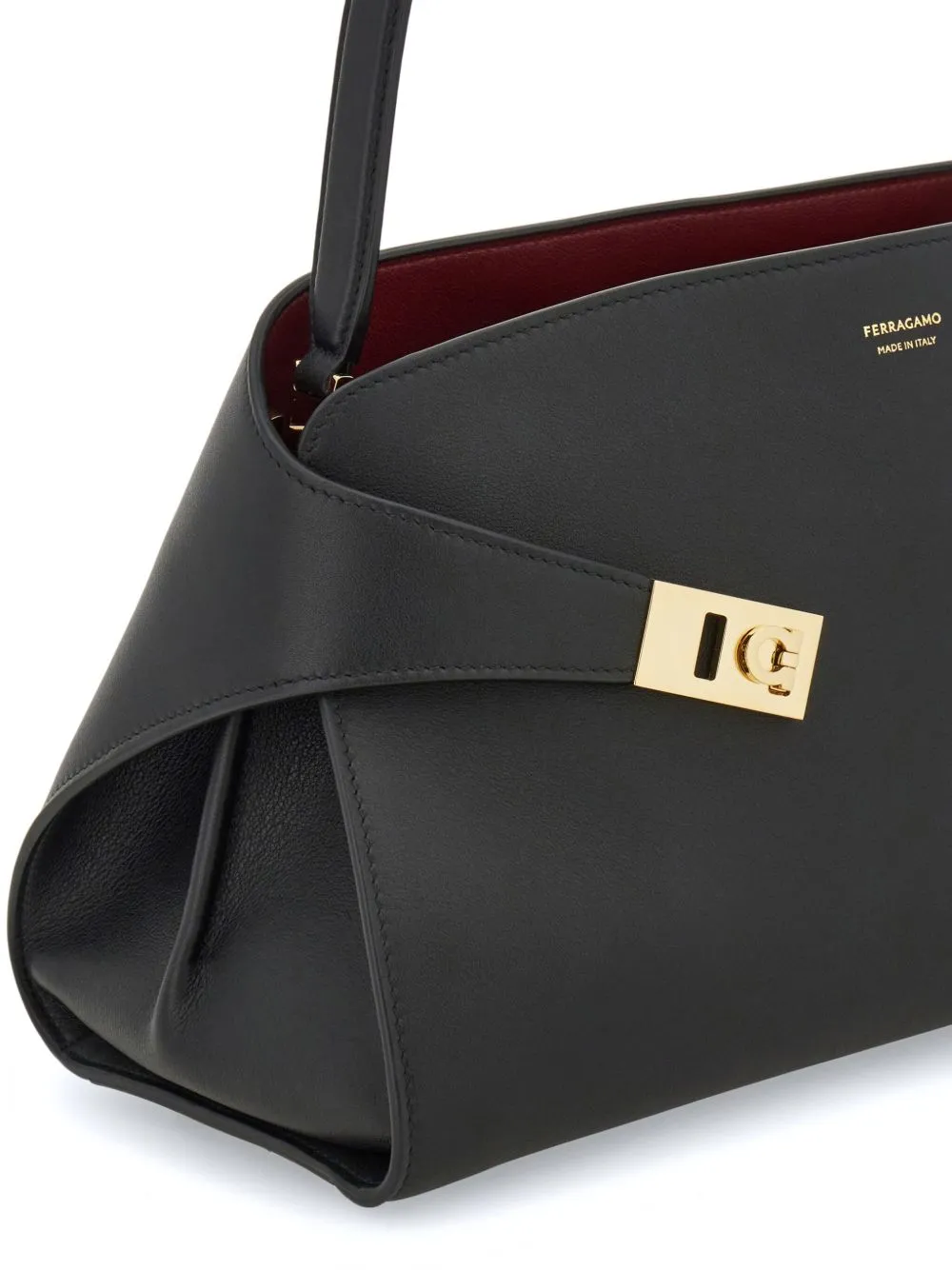Hug small leather tote bag
