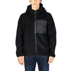 Hydra Clothing Men's Black Hooded Turtleneck Jacket