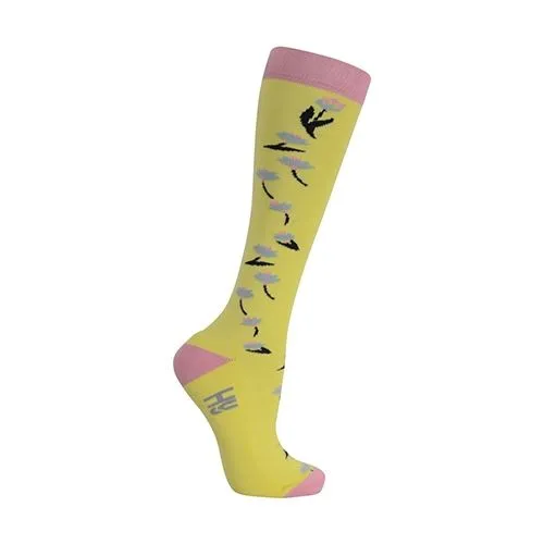 HyFASHION Floral Delight Horse Riding Socks (Pack of 3)