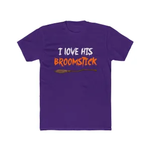 I Love His Broomstick | Purple Deluxe Unisex Tee