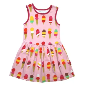 Ice Cream Print Summer Dress