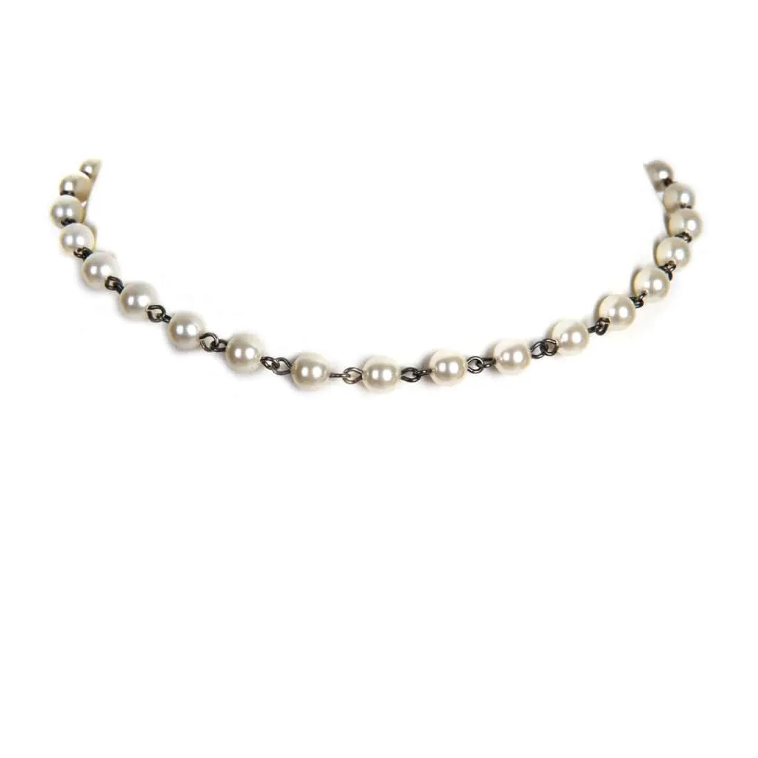 Iconic 6mm Cream Pearl Choker