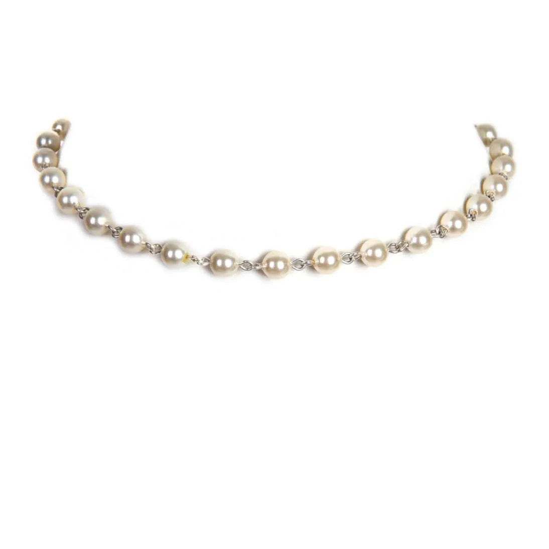 Iconic 6mm Cream Pearl Choker
