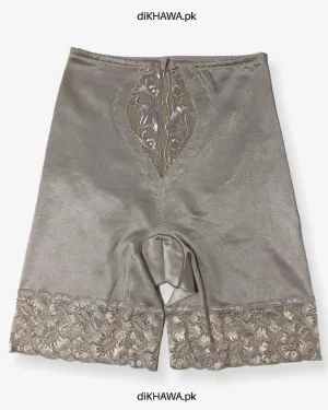 Imported Stocklot Branded Mid Waist Boyleg Panty In Net Panty Stretchable Net Lace Panty 2021