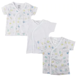 Infant Side Snap Short Sleeve Shirt - 3 Pack NC_0201