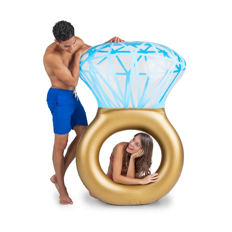 Inflatable Diamond Ring Style Summer Swimming Pool Float Tube