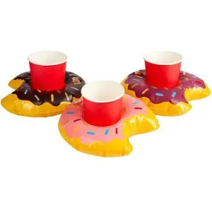 Inflatable Donut Drink Holder Ring