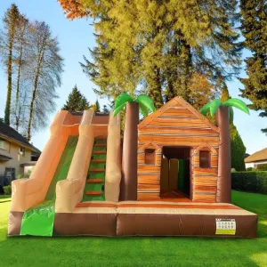 Inflatable Jump Castle with Slide and Blower