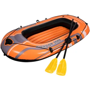 Inflatables and Rafts Bestway 95" X 56" Kondor 3-Person Raft SET with Oars & Pump