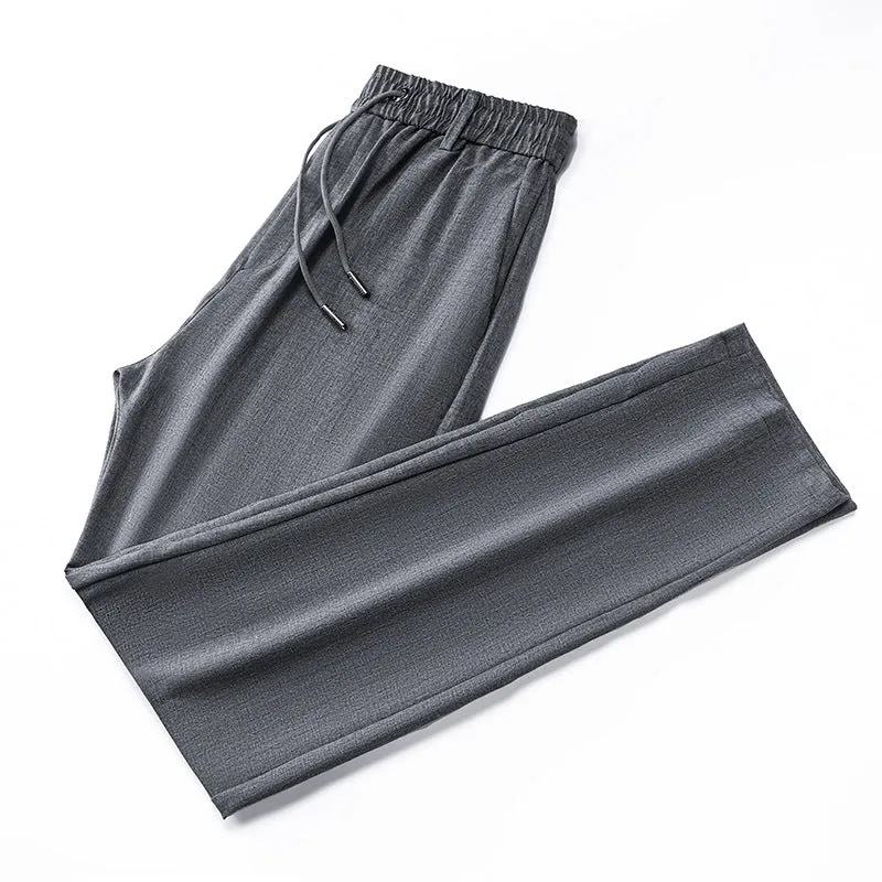INSTOCK-2023 Summer Thin Men's Elastic Casual Pants