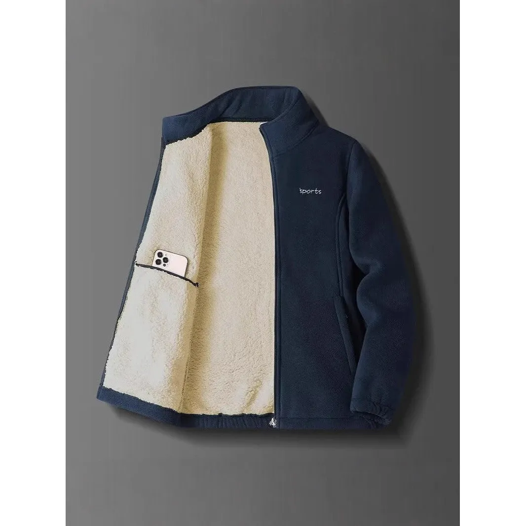 INSTOCK-winter lamb fleece jacket