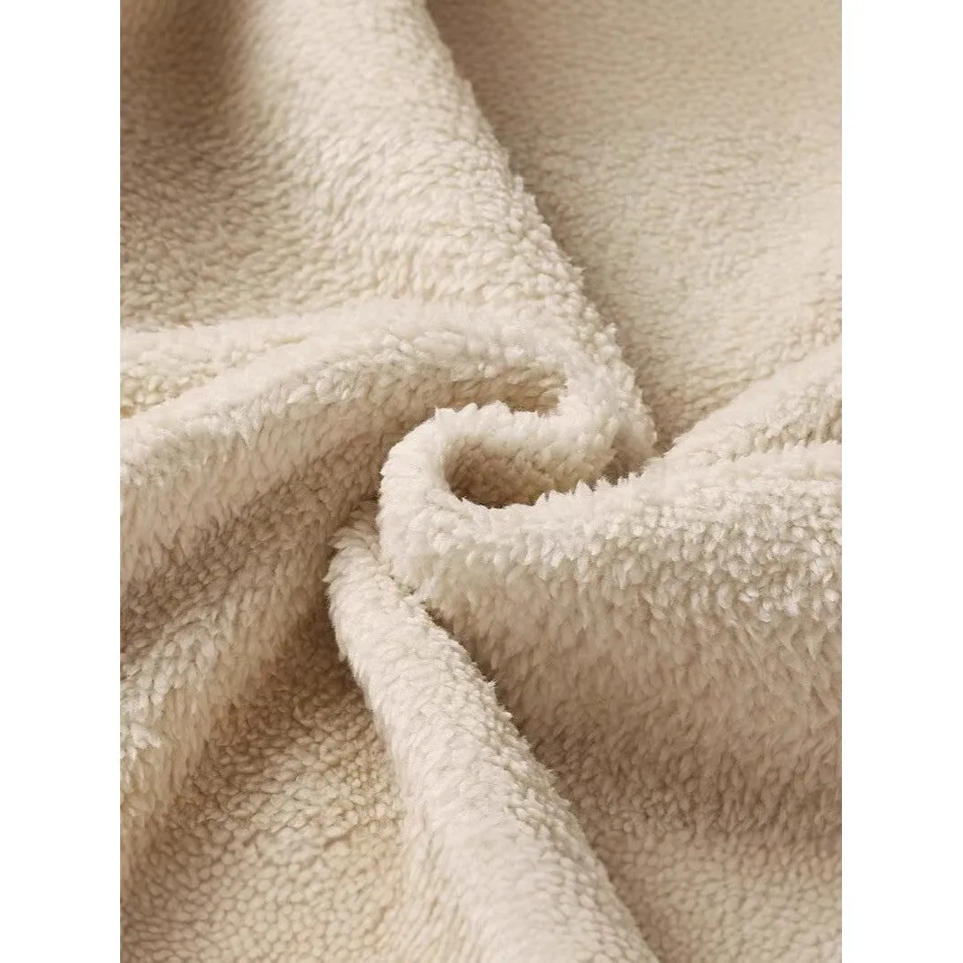 INSTOCK-winter lamb fleece jacket