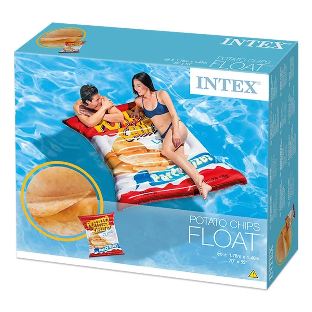 Intex Inflatable Potato Chips Pool Lounger 70" x 55"