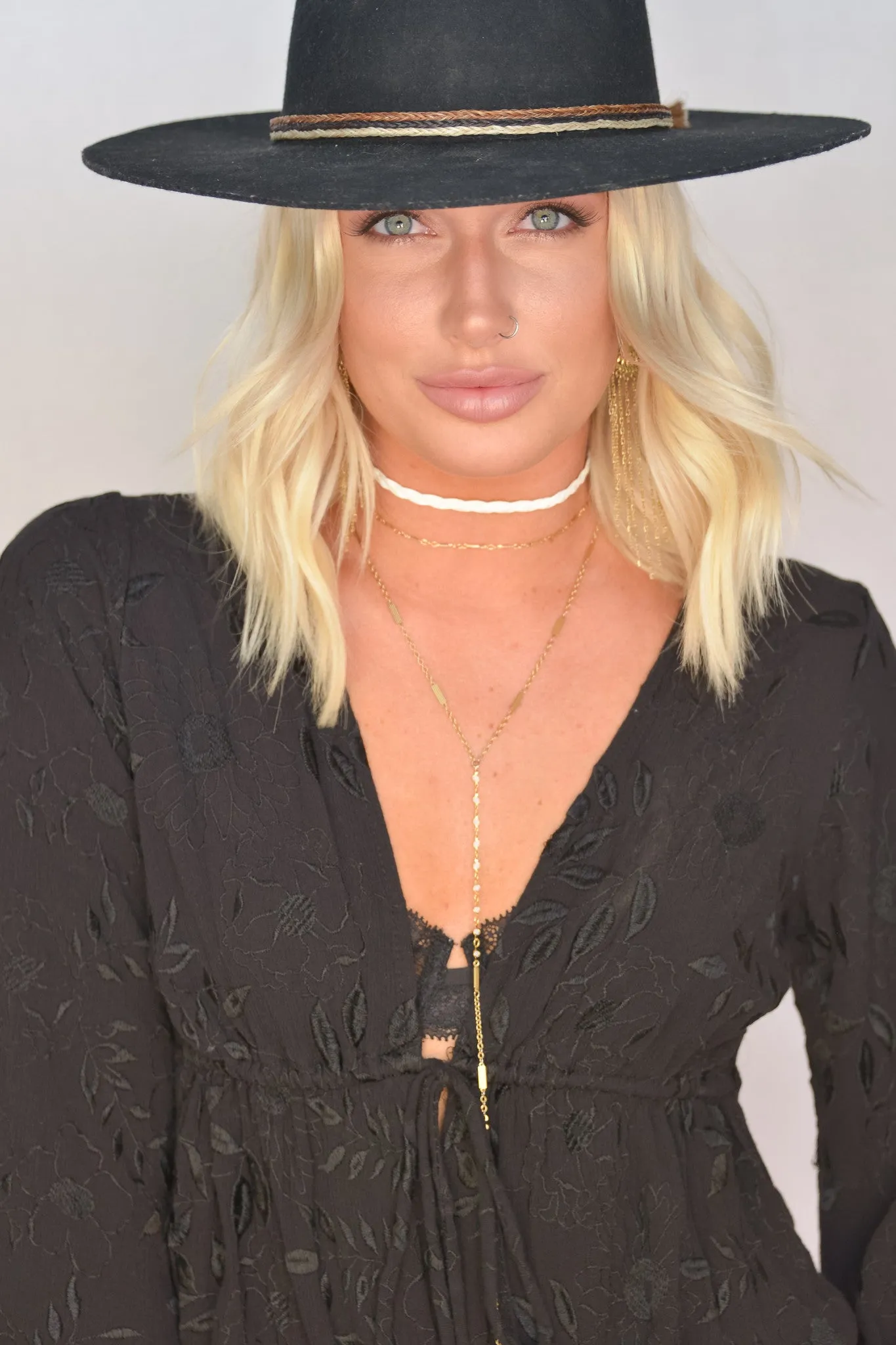 Isadora Chain Choker in Gold