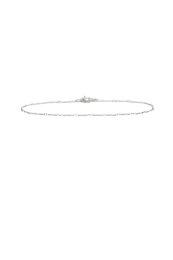 Isadora Chain Choker in Silver