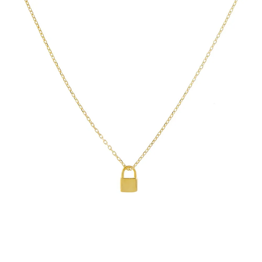 Itty Bitty Lock Necklace