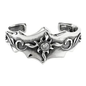 Japanese Troibal Tattoo Sterling Silver Cuff