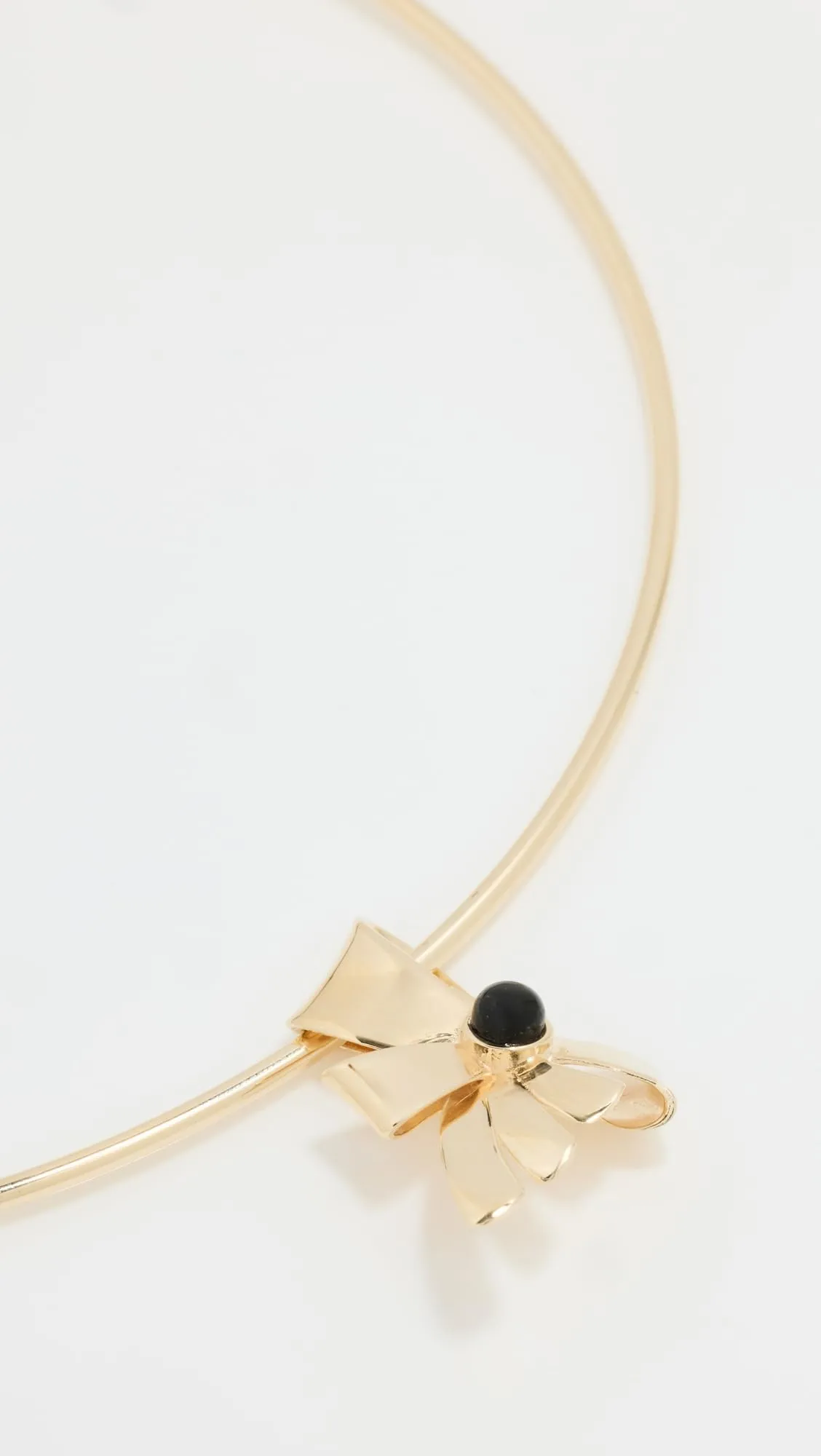 Jennifer Zeuner Jewelry Women's Brynn Choker Necklace, Yellow Vermeil, One Size