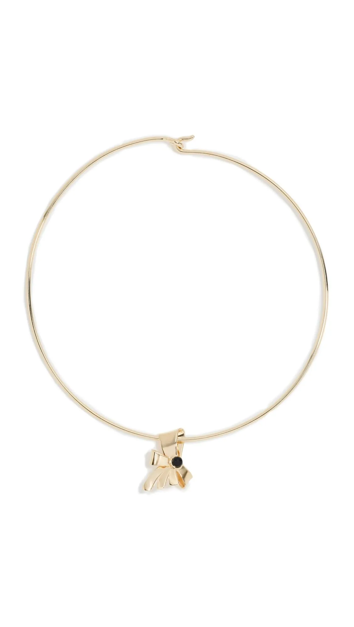 Jennifer Zeuner Jewelry Women's Brynn Choker Necklace, Yellow Vermeil, One Size