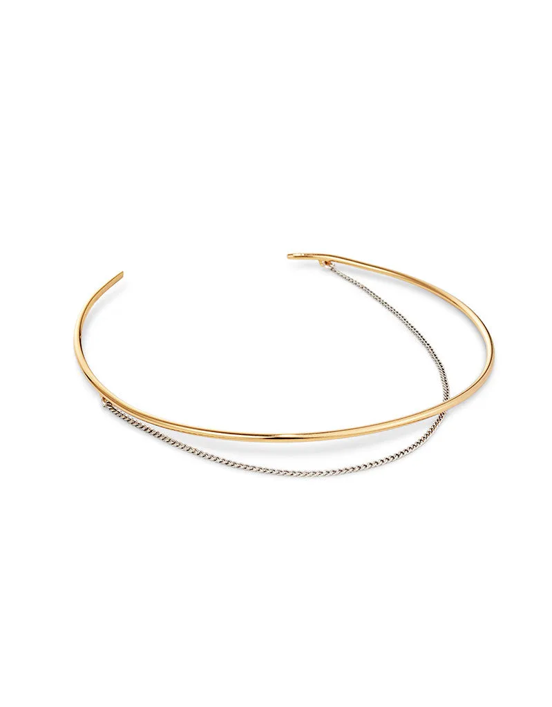 Jenny Bird Rill Choker in Gold/Silver
