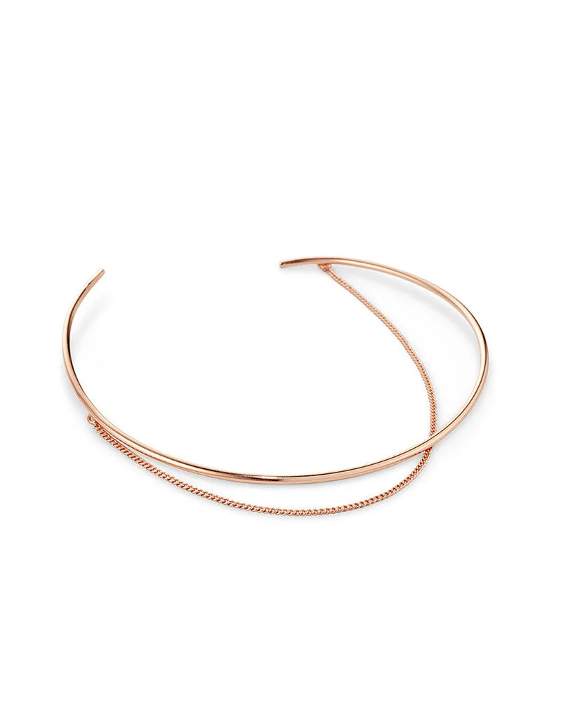 Jenny Bird Rill Choker in Rose Gold