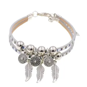 Jewellery - Leather Charm Bracelet