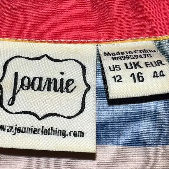 JOANIE CLOTHING Rainbow Cotton Shirt Dress