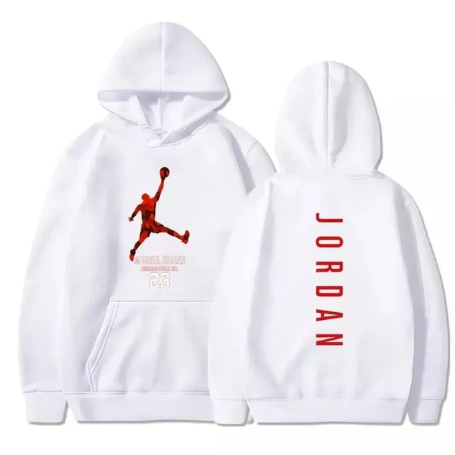 JORDAN Winter Men Cashmere Casual Hoodie Men Hoodie / Street Sweatshirt Jordan23 Sports Sweatshirt Women Hoodie Clothes