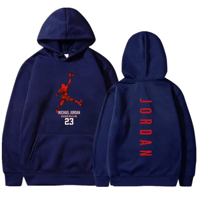 JORDAN Winter Men Cashmere Casual Hoodie Men Hoodie / Street Sweatshirt Jordan23 Sports Sweatshirt Women Hoodie Clothes
