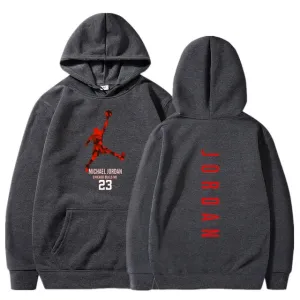 JORDAN Winter Men Cashmere Casual Hoodie Men Hoodie / Street Sweatshirt Jordan23 Sports Sweatshirt Women Hoodie Clothes