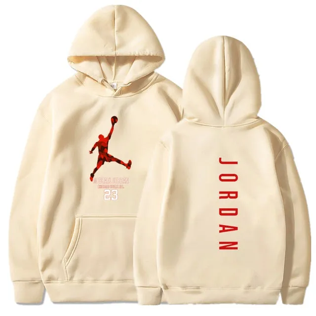 JORDAN Winter Men Cashmere Casual Hoodie Men Hoodie / Street Sweatshirt Jordan23 Sports Sweatshirt Women Hoodie Clothes