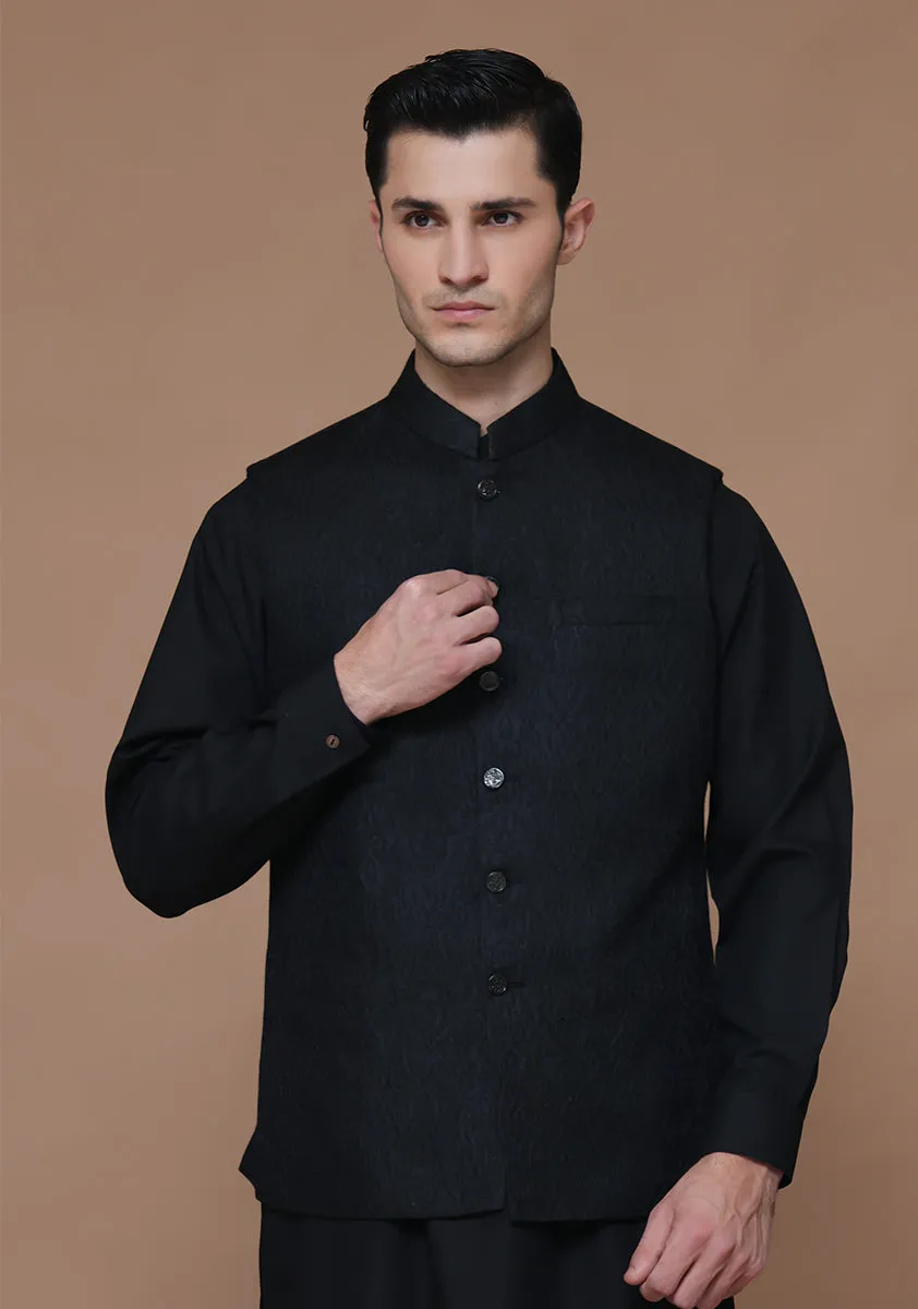 Karandi Jamawar Tap Shoe Traditional Waistcoat