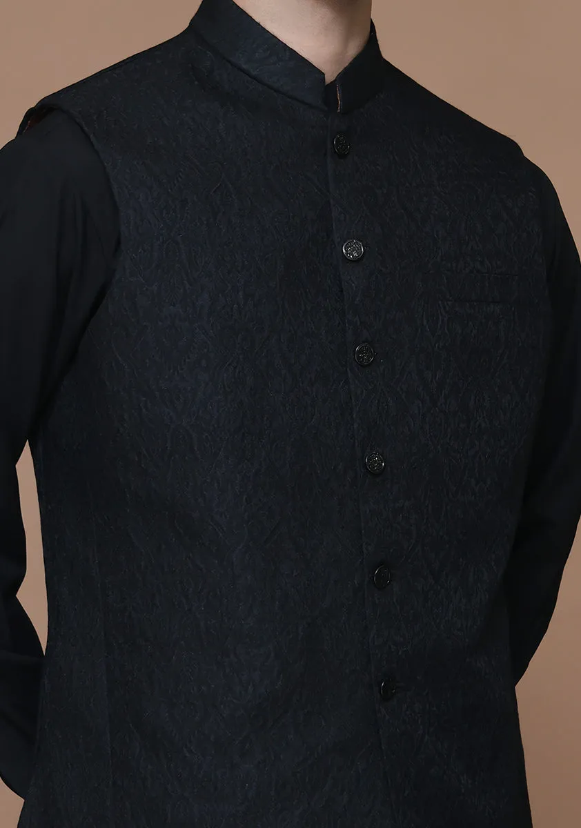 Karandi Jamawar Tap Shoe Traditional Waistcoat