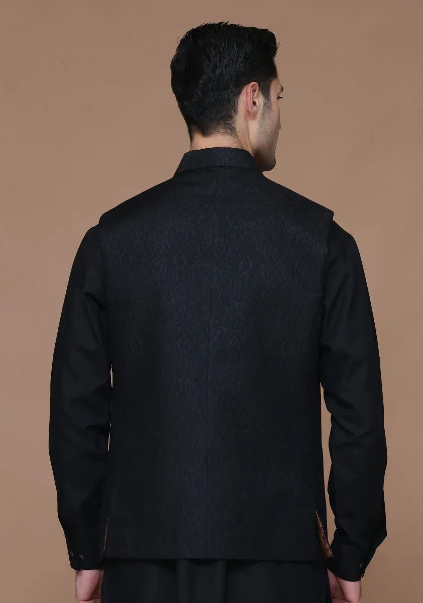 Karandi Jamawar Tap Shoe Traditional Waistcoat
