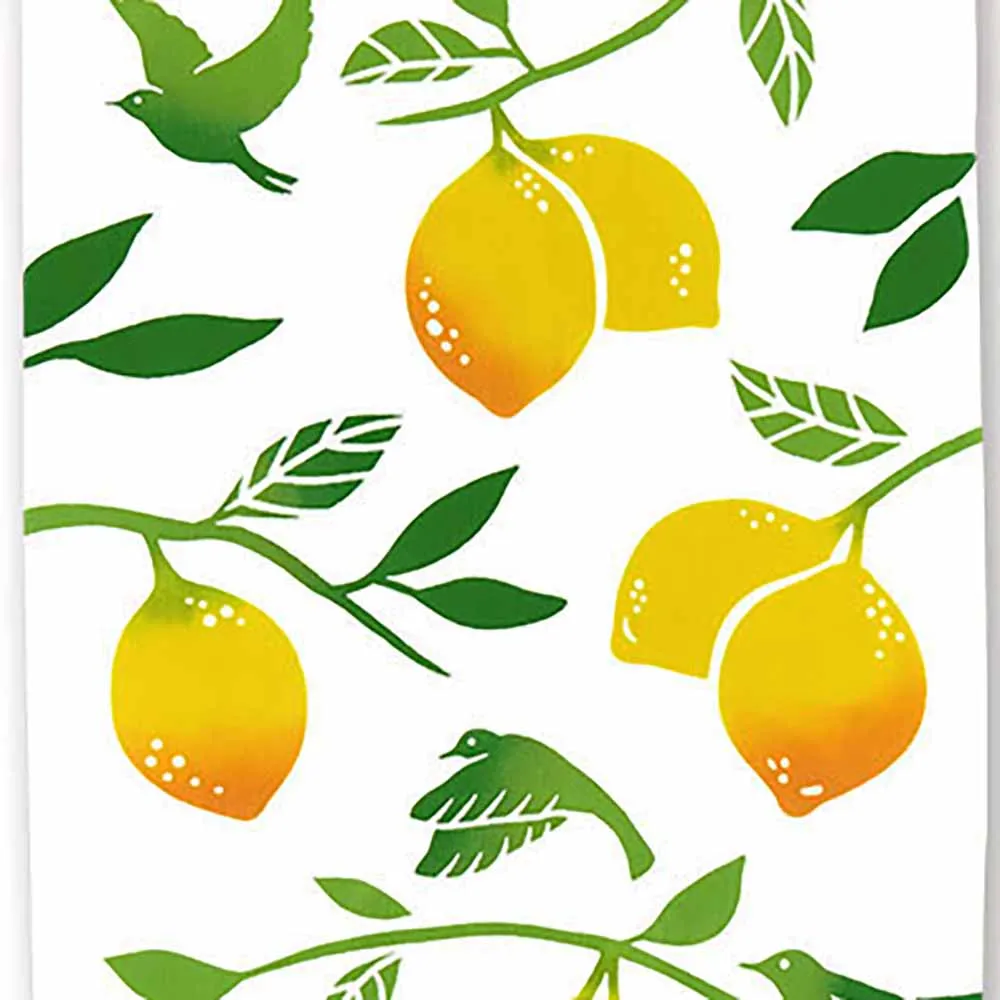 Kenema - Lemon Tree　 レモンツリー (The dyed Tenugui) - Japanese traditional Tenugui