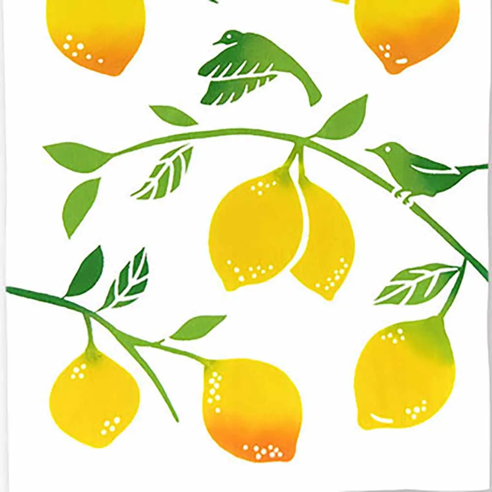 Kenema - Lemon Tree　 レモンツリー (The dyed Tenugui) - Japanese traditional Tenugui