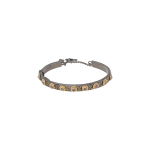 KICK CUFF BRACELET WITH ENAMEL EYE