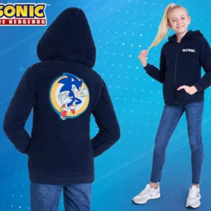 Kids character sherpa hoodie (style 1498) Wholesale Pack of 15