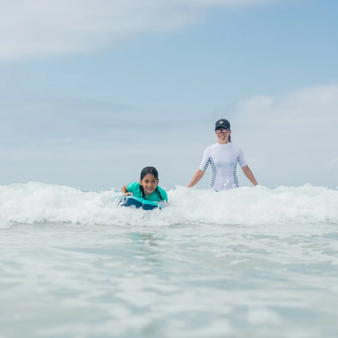 Kid's inflatable bodyboard for 4-8 year-olds (15-25 kg)